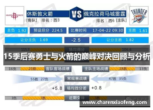 15季后赛勇士与火箭的巅峰对决回顾与分析
