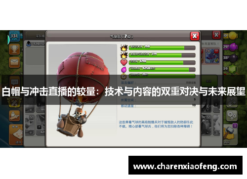 白帽与冲击直播的较量：技术与内容的双重对决与未来展望